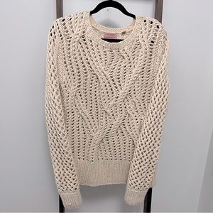 Ted Baker Cream/Beige Knit Sweater Sz 3